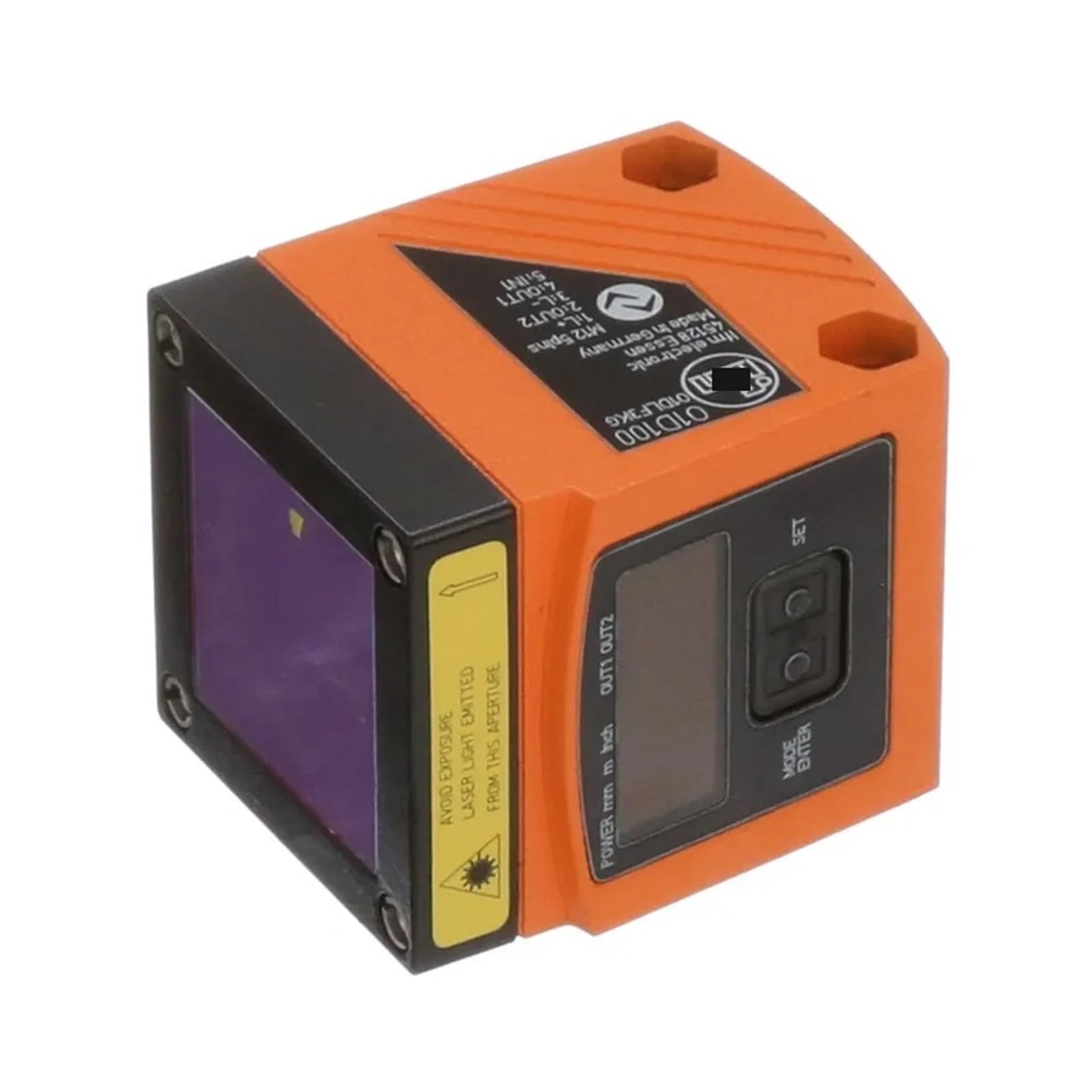 O1D100 Photo Electric Distance Sensor Diffuse Laser 0.2-10m Range M12 O1D Series