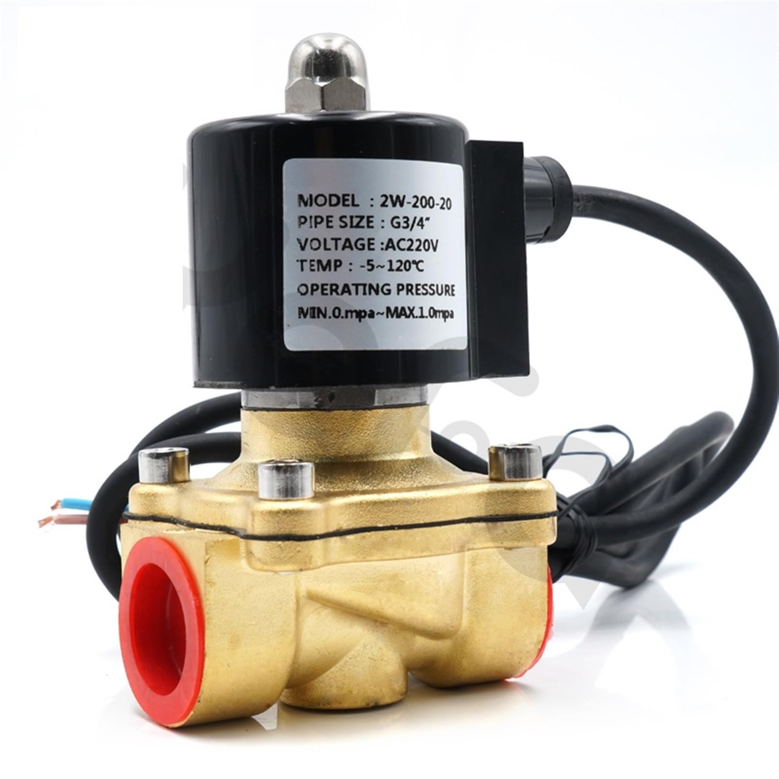 Électrovanne pour fontaine DN32 extérieure éliminant les fuites sous l'eau IP68