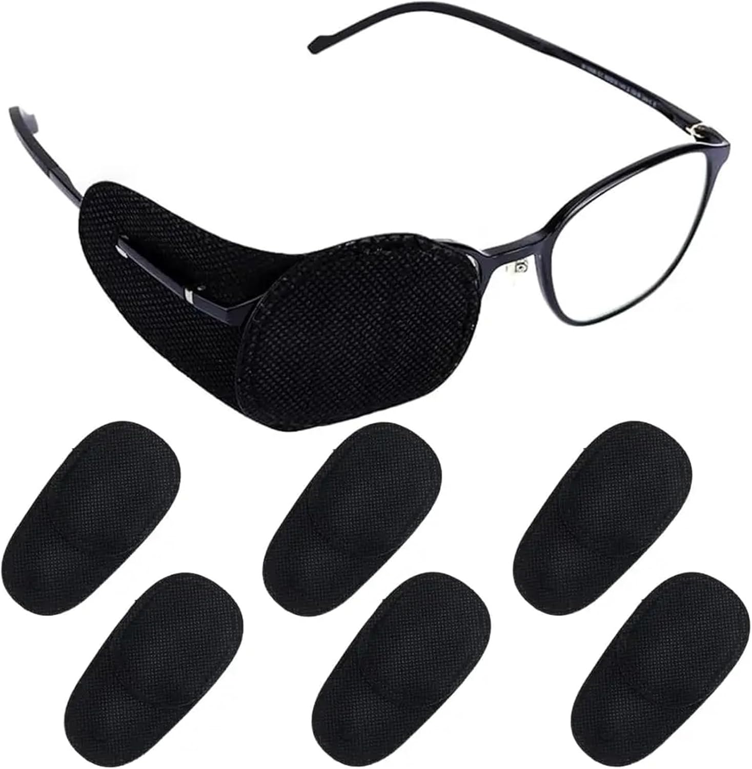 Eye Patch 60pcs Eye Patch for Glasses Reusable Eyepatch to Cover Left Right for Glasses
