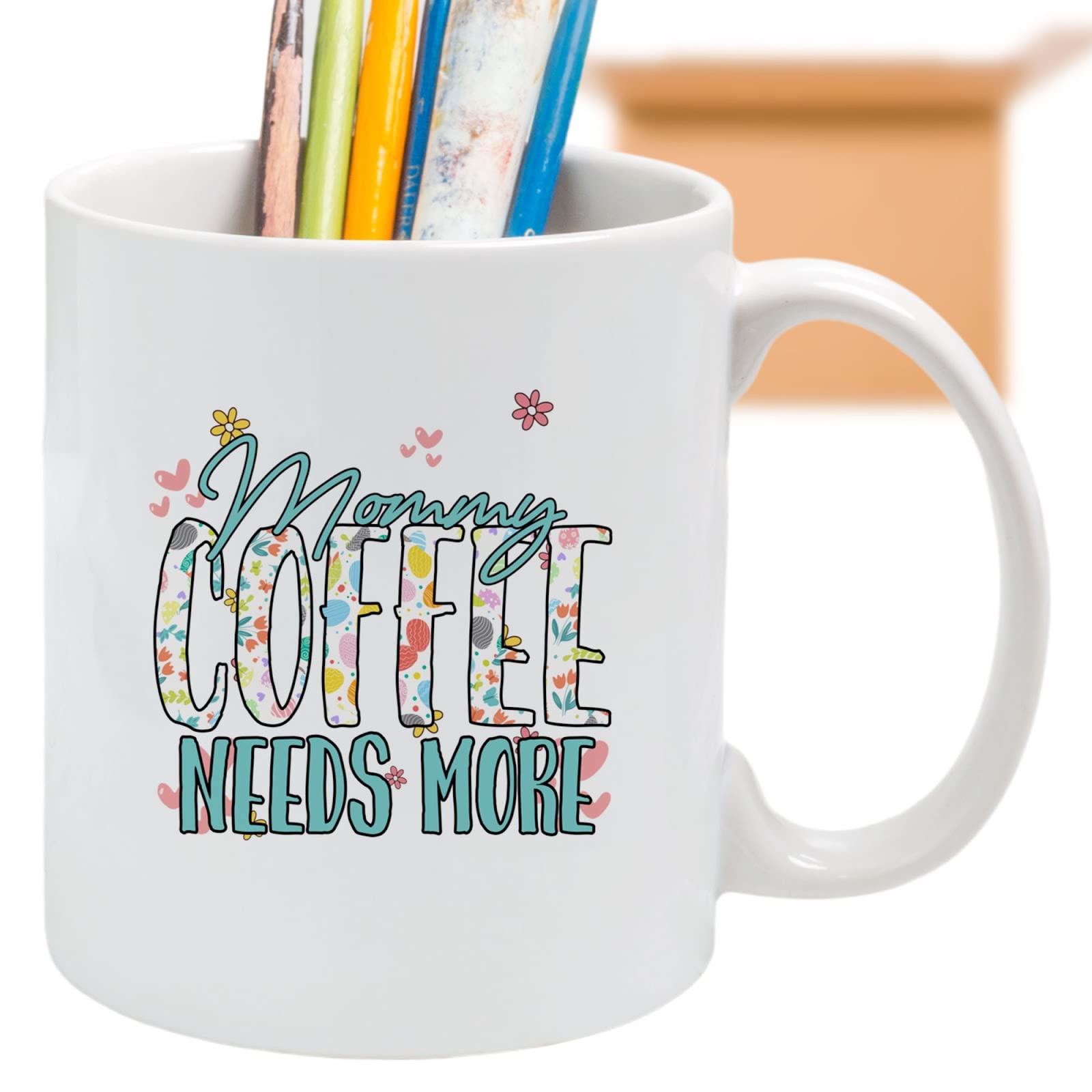 Coffee Mug For Mom - Birthday Mother's Day Gift For Mom From Daughter Son - Mommy Needs More Coffee - Mom Gift - Mom 517376