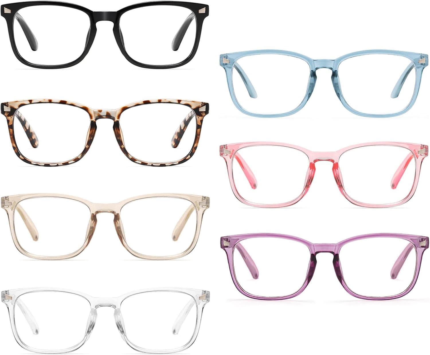 CCVOO Reading Glasses for Women/Men, Eyeglasses, Blue Light Readers for Women/Men, Computer Eye Glasses, Cheaters