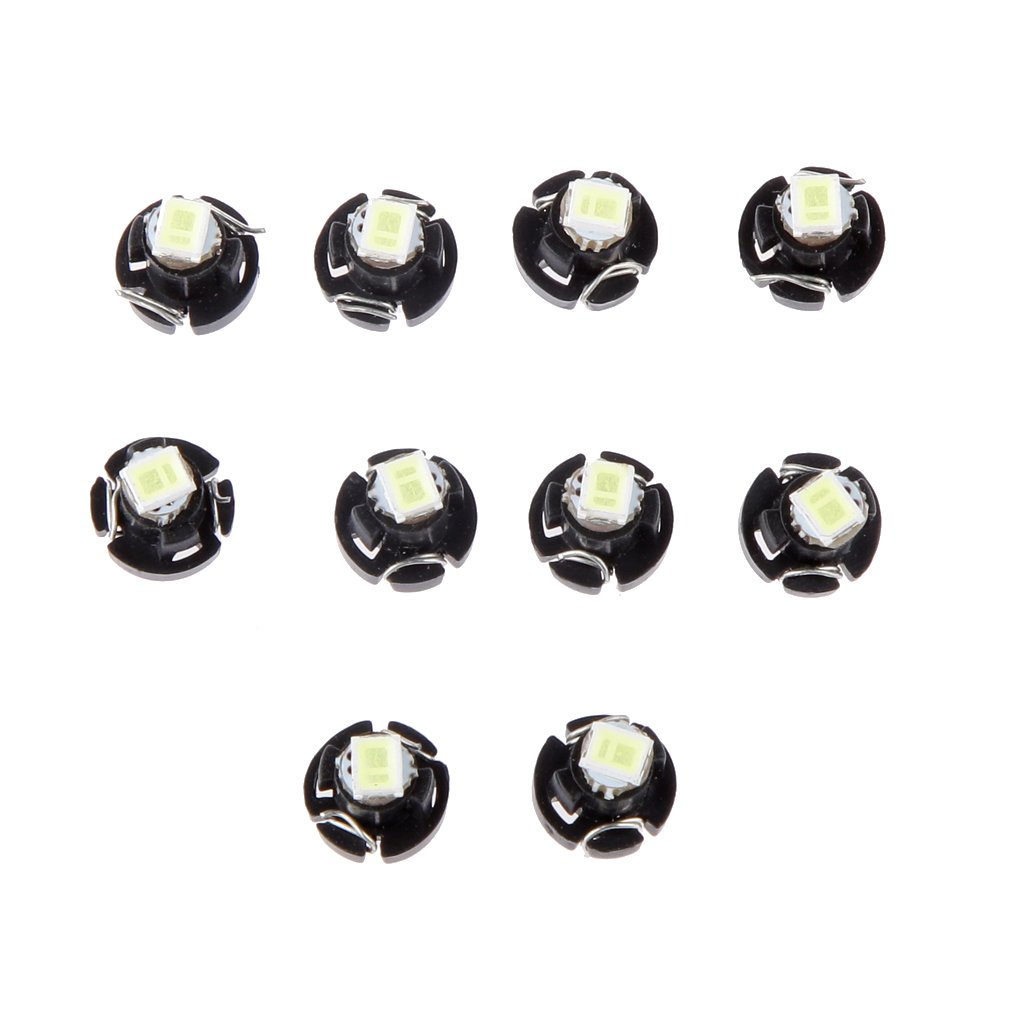 10 x biała żarówka Neo Wedge T3 1SMD 5050 LED do świateł samochodowych z kontrolą klimatu