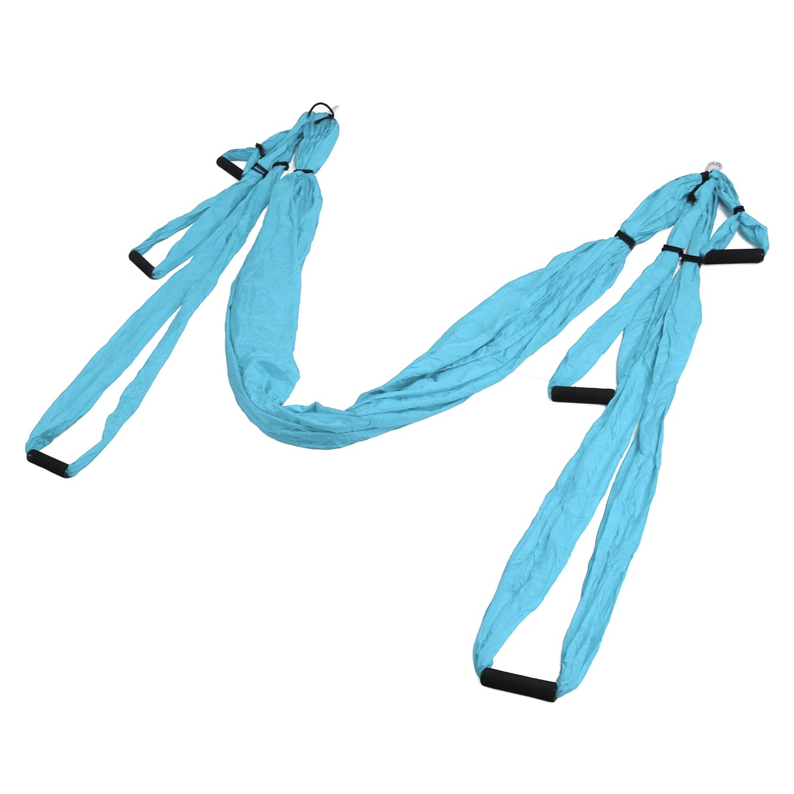 Alomejor Juego de columpio de yoga aéreo que mejora la flexibilidad y mejora la postura para los entusiastas del yoga, algodón de poliéster para uso en interiores y exteriores