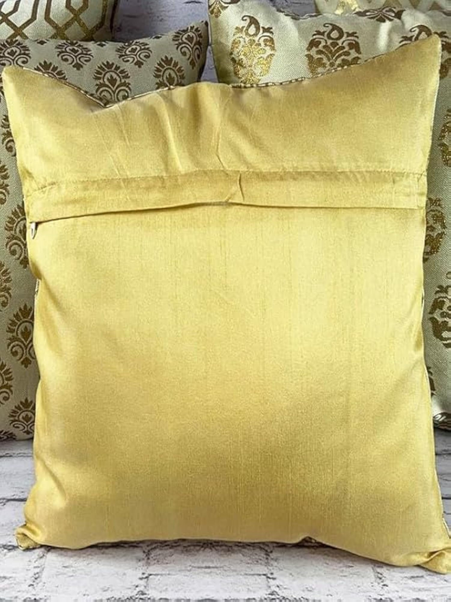 Art Silk Cushion Cover Set of 5 pcs -038, Elegant Design