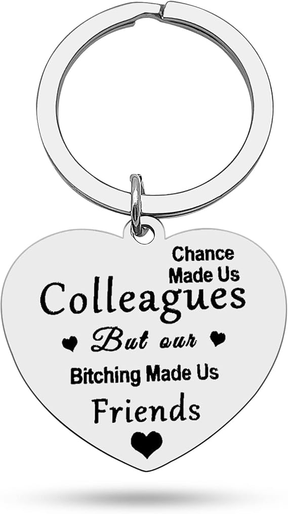 Amazon Co Jp 女性への同僚ギフト 友情キーチェーン 同僚へのギフト 感謝の気持ちを伝えるジュエリー お別れ キーリング 新職 クリスマス 誕生日プレゼント 従業員への面白いノベルティプレゼント 文房具 オフィス用品