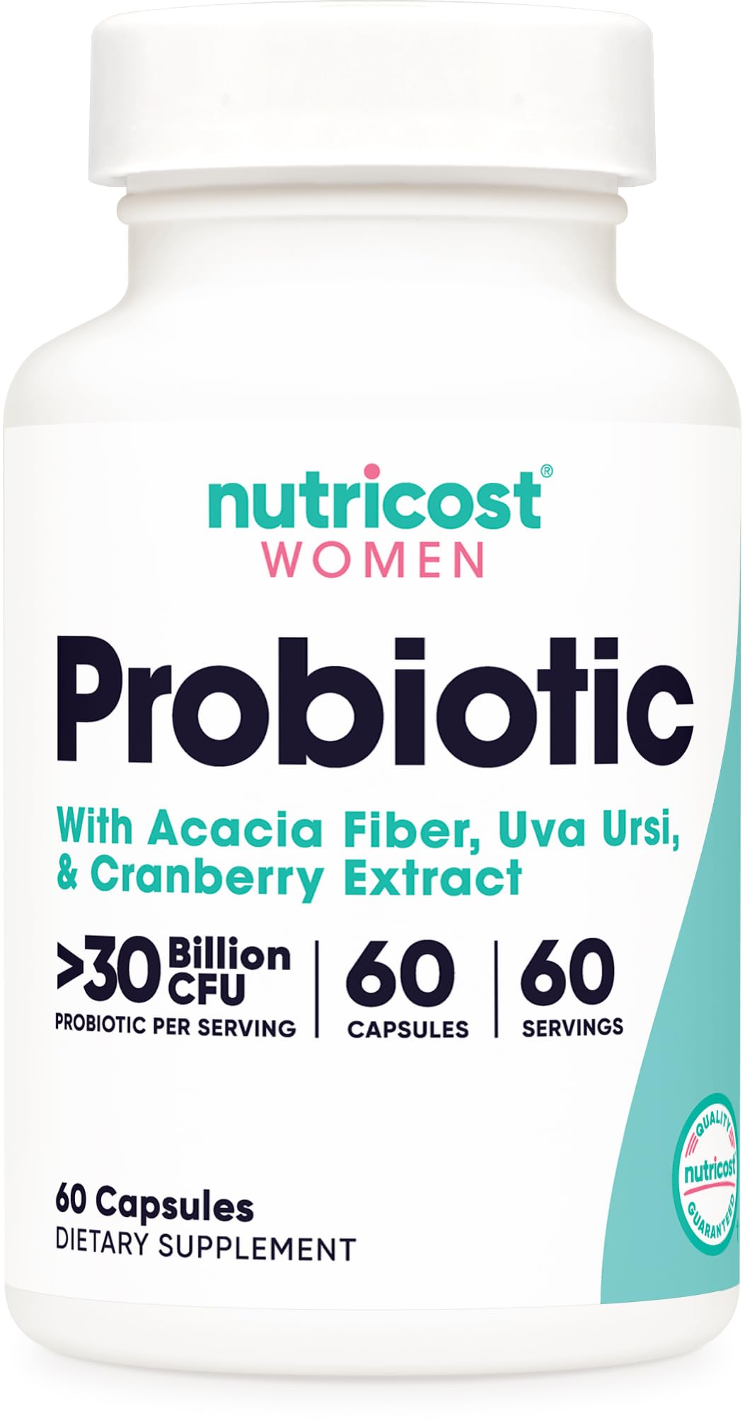 Nutricost Probiotic for Women (30 Billion CFU) 60 Capsules, Gluten-Free