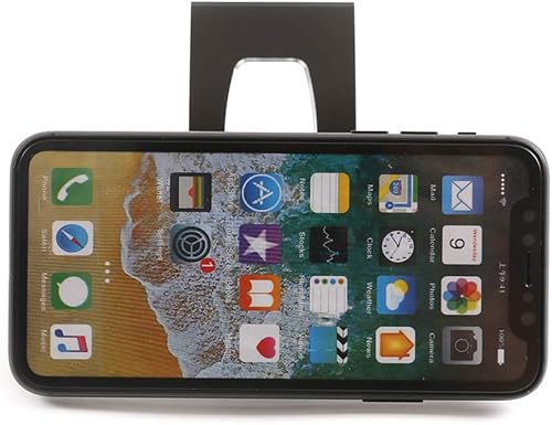 Miniatura 2 de YIWANG Alumium Alloy Mobile Phone Holder Trim para BMW X5 E70 2007-2013 X6 E71 2008-2014 Accesorios de coche (negro)