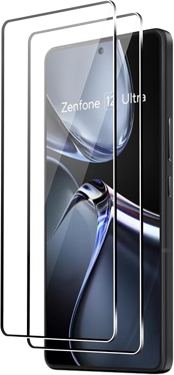 for Zenfone 12 Ultra Screen Protector2 Pack Tempered Glass flim,9H Hardness,Anti-Scratch, Case Friendly,