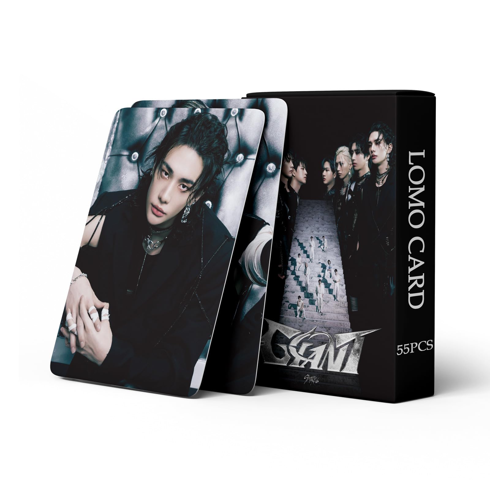 Amazon.com: Stray Kids Album Giant Photocards Album 55PCS Stray