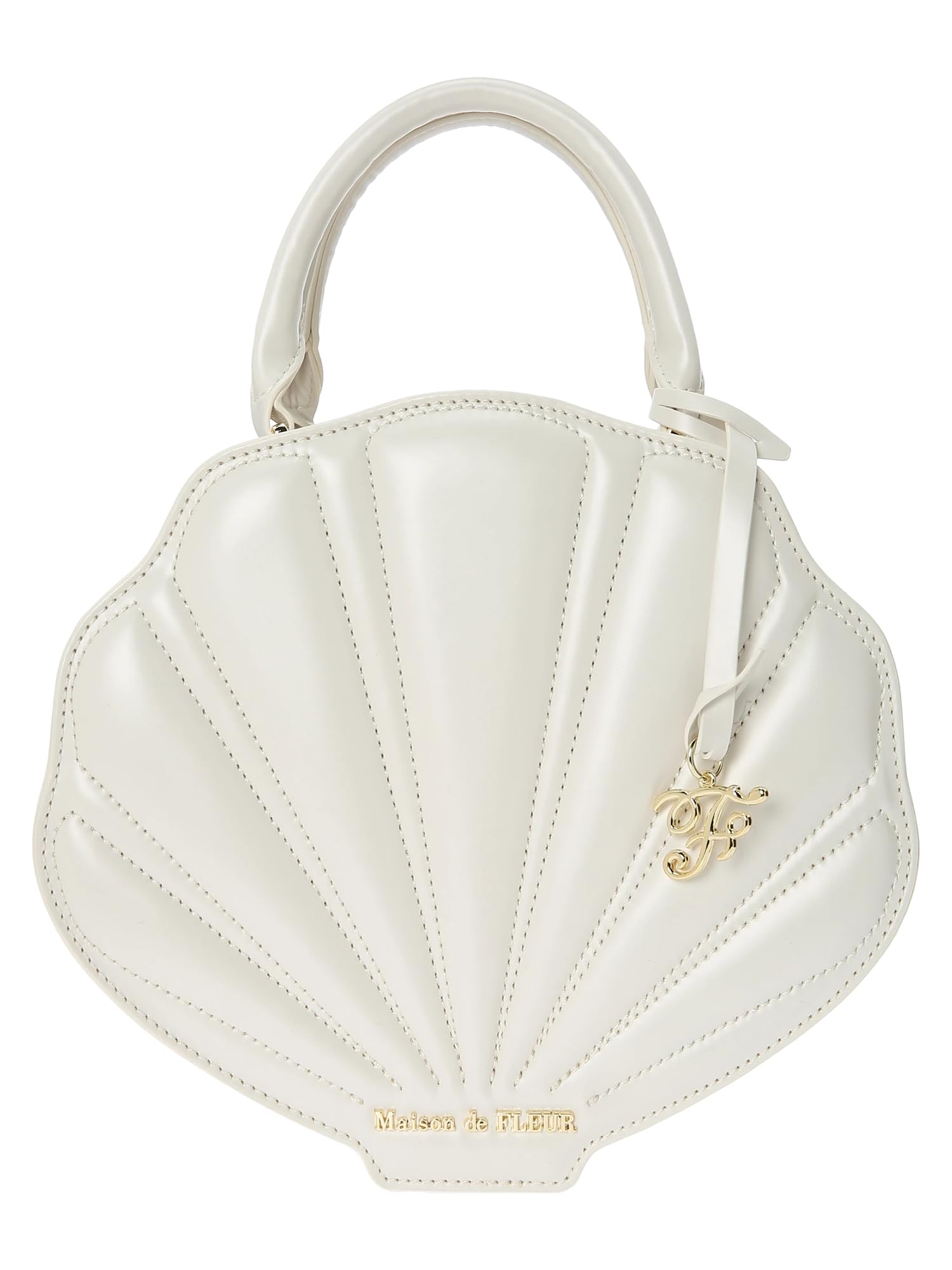 Amazon | Maison de FLEUR シェルモチーフバッグ オフホワイト バッグ