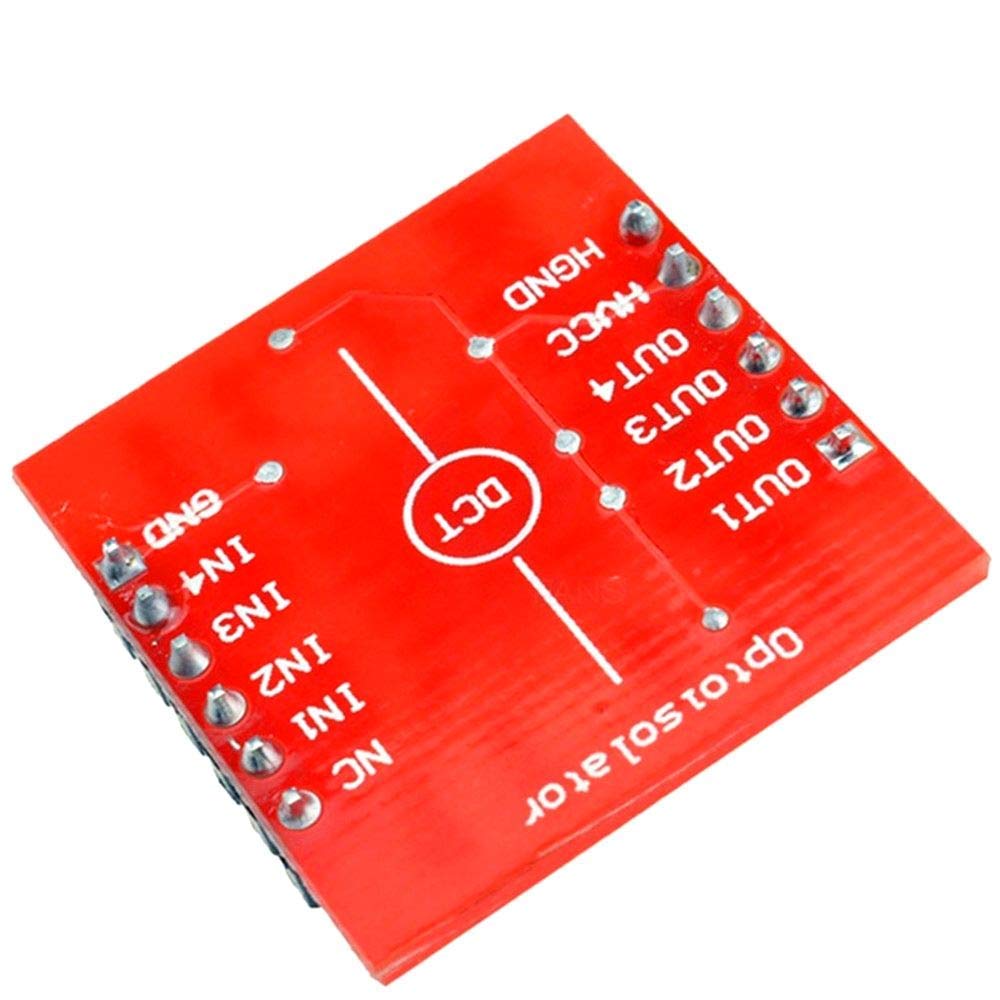 5PACK Scheda di espansione TLP281 Modulo IC optoisolatore a 4 canali 4 canali 4 CH per scheda di espansione per Arduino Isolamento accoppiatore di livello alto e basso