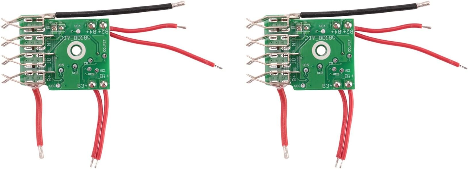 2X Li-Ion Battery Charging Protection Circuit Board PCB for Black 20V LB20 LBXR20 Power Tools Battery
