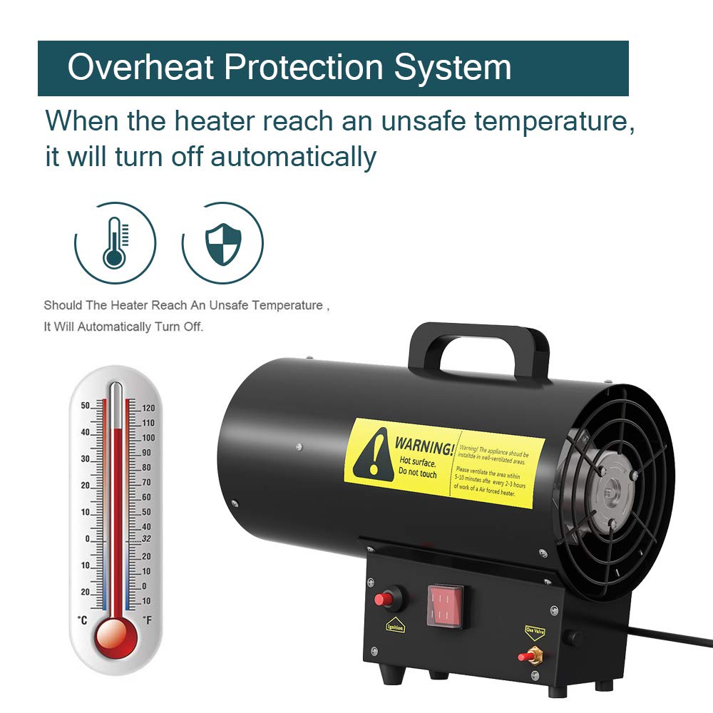 Buy MODERN LIFE 30kW/102,000BTU Gas Space Heater Heavy Duty Industrial