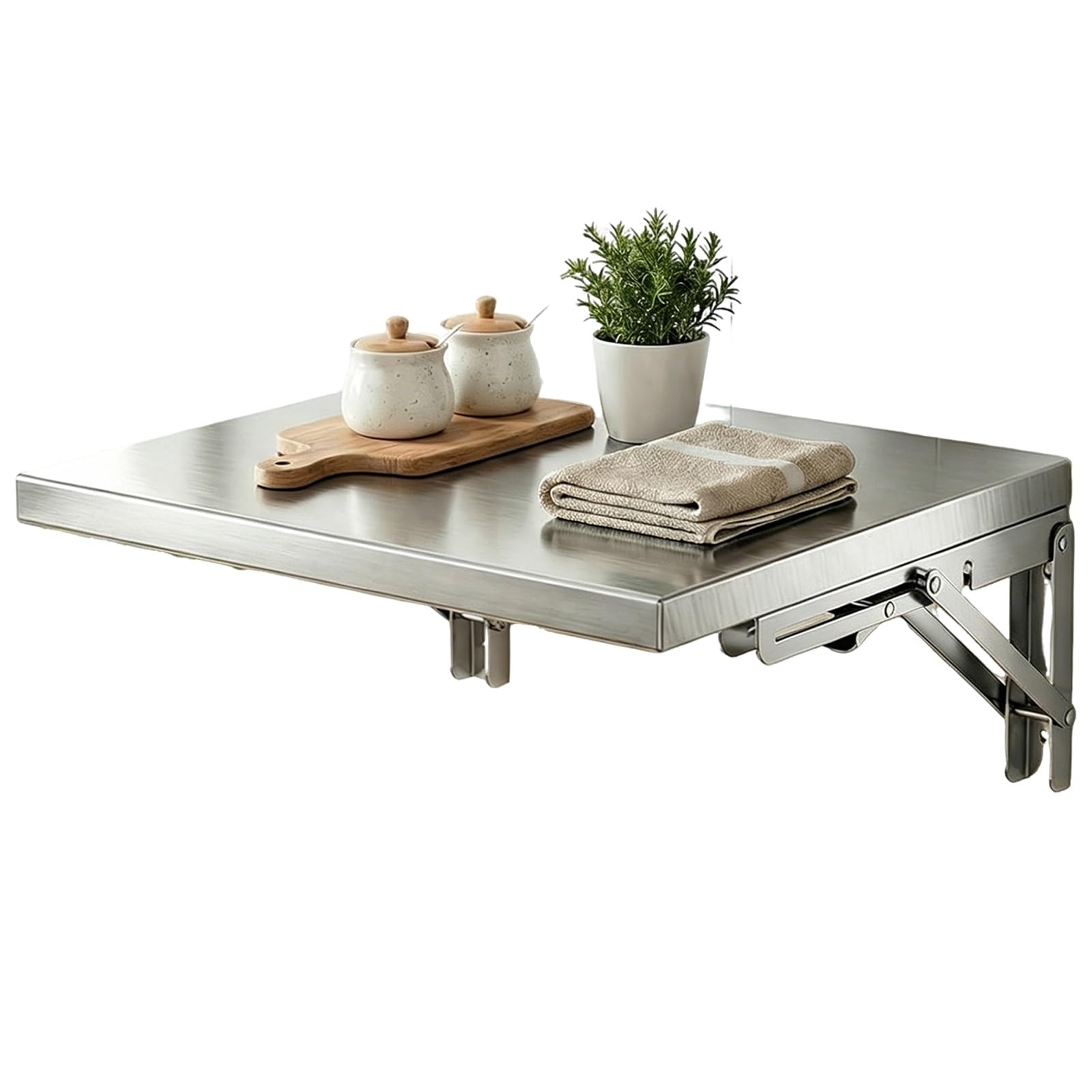 Bureau suspendu pliable pour cuisine balcon et salle à manger compact 40x35