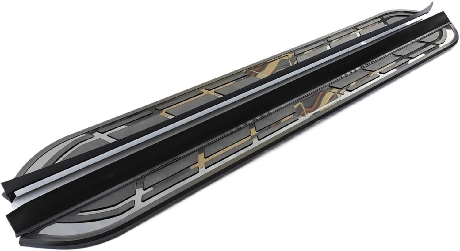2pcs Side Step Compatible for Dodge Journey JCUV 2013-2019 Running Board Aluminium Pedal (with Brackets)