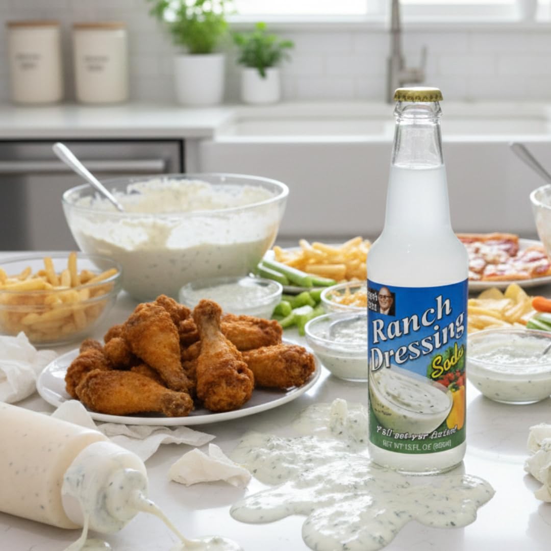 ranch dressing soda Amazon.com : Rocket Fizz Lester's Fixins Ranch Soda Flavor | Cane Sugar |  Craft Soda Pop Drinks