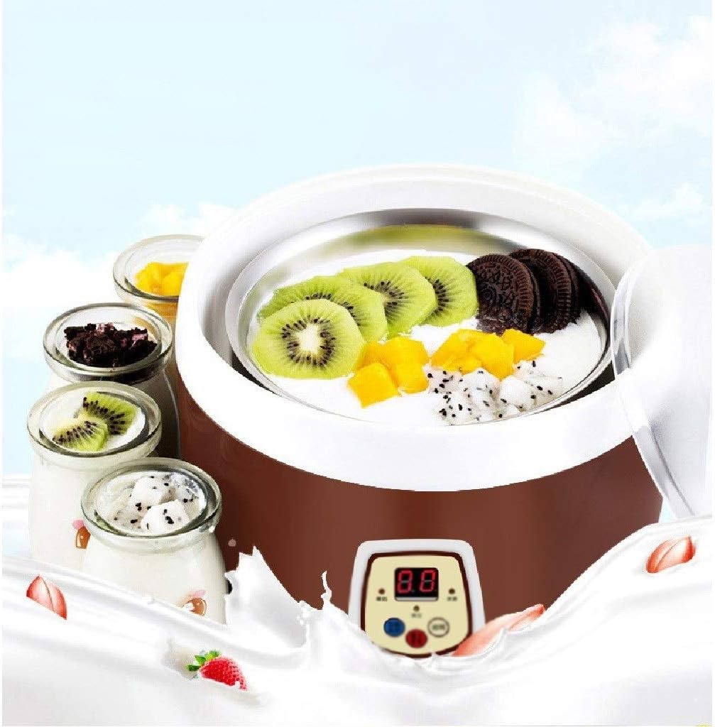 Automatic Yogurt Machine-Electric Automatic Yogurt Maker Mini Portable Yogurt Making Machine Plastic Container Kitchen Appliance