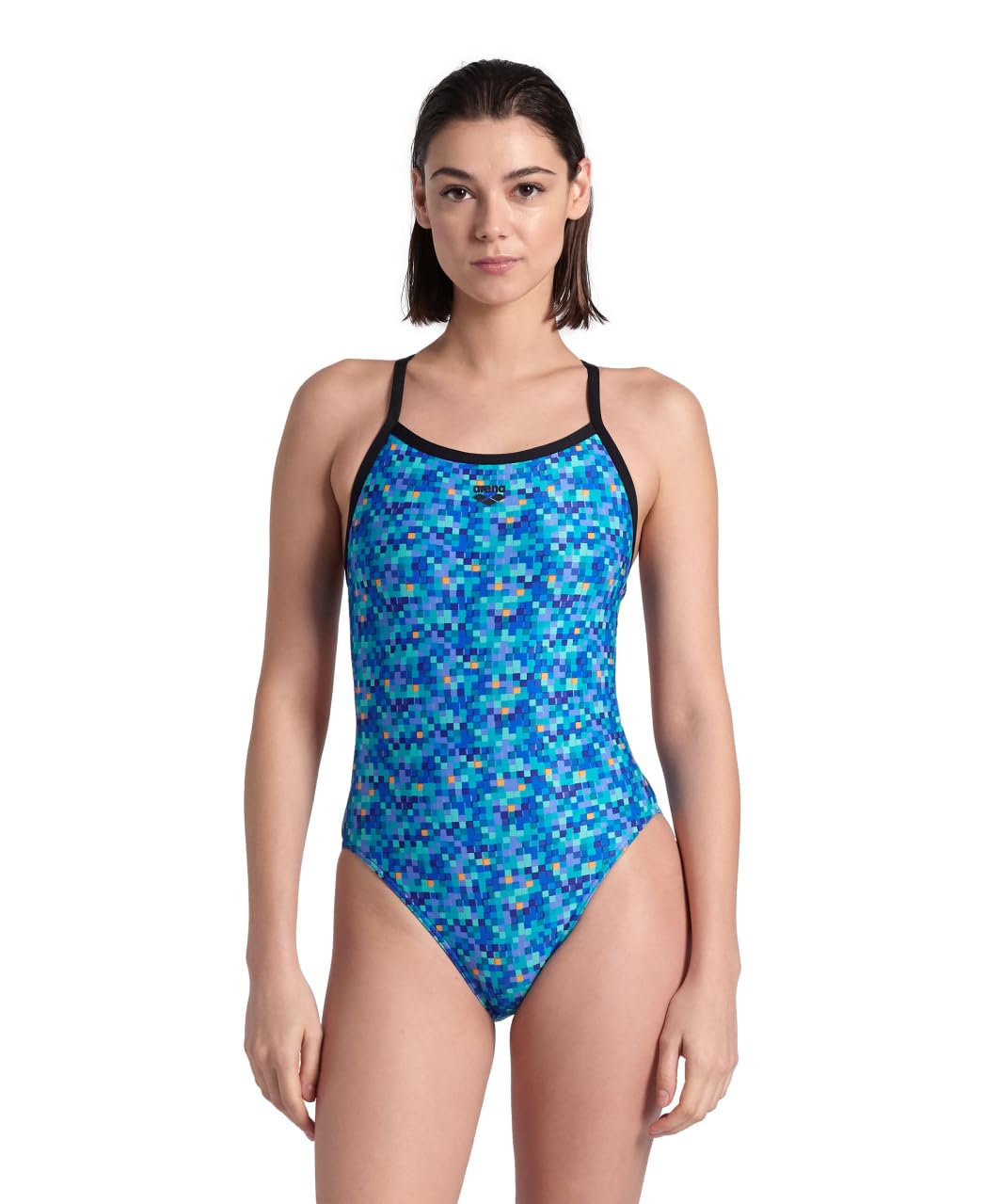 Arena Womens Performance Women's Pool Tiles Challenge Back Swimsuit
