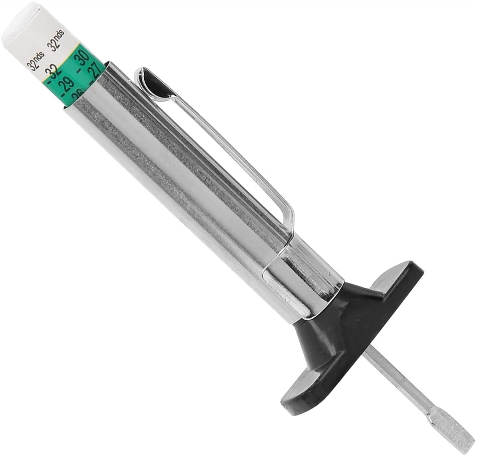 Reifentiefenmesser, 0–25 mm, Autoreifen-Profiltiefenmesser, Tester, Autoreifen-Messwerkzeug, universell (Color : Two-color)