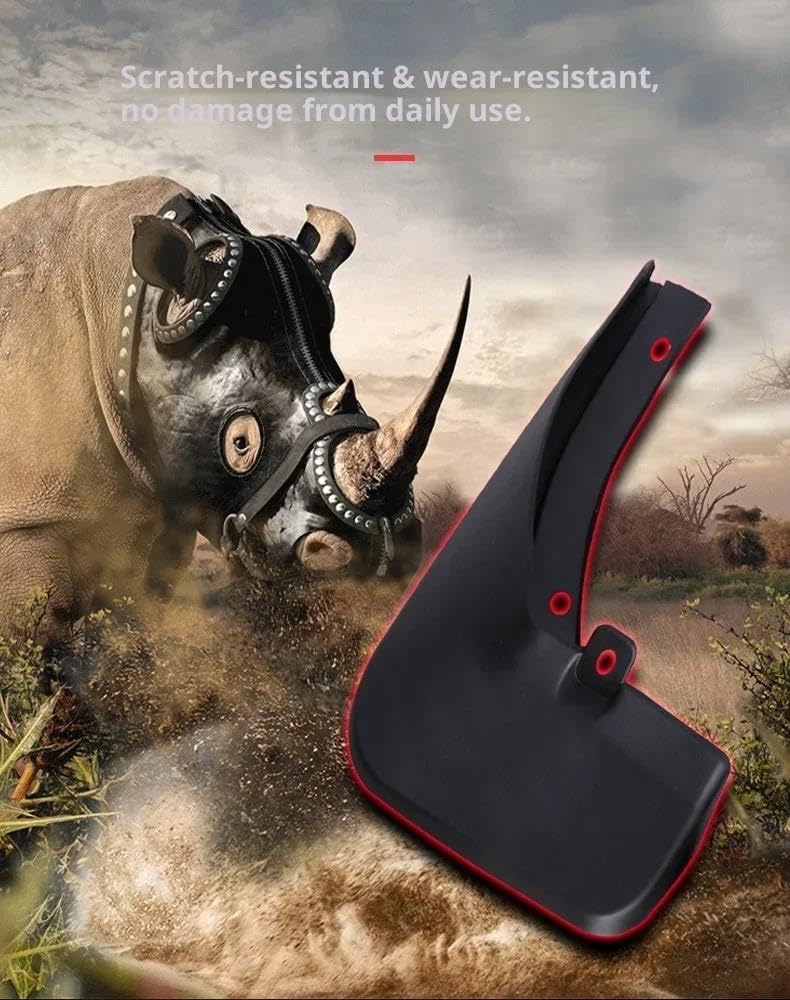 4ps Mud Flaps Splash Guards Front Rear Mudguard Set Replacement Car Accessories for Kia Rio for Pride 2006-2011 Wheel Protection