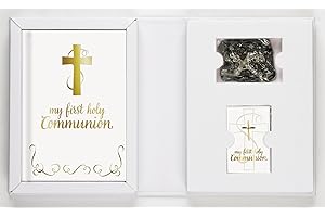 Creative Brands Faithworks-Abundant Grace First Communion Gift Set, 5-Piece, Boy