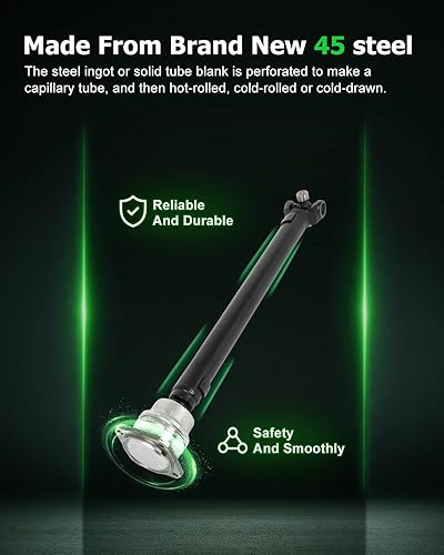 Vista 447 de SCITOO Longitud del eje de hélice del eje de transmisión delantero 36.2 pulgadas compatible con 2001-2004 para Jeep Grand para Cherokee 4.0L