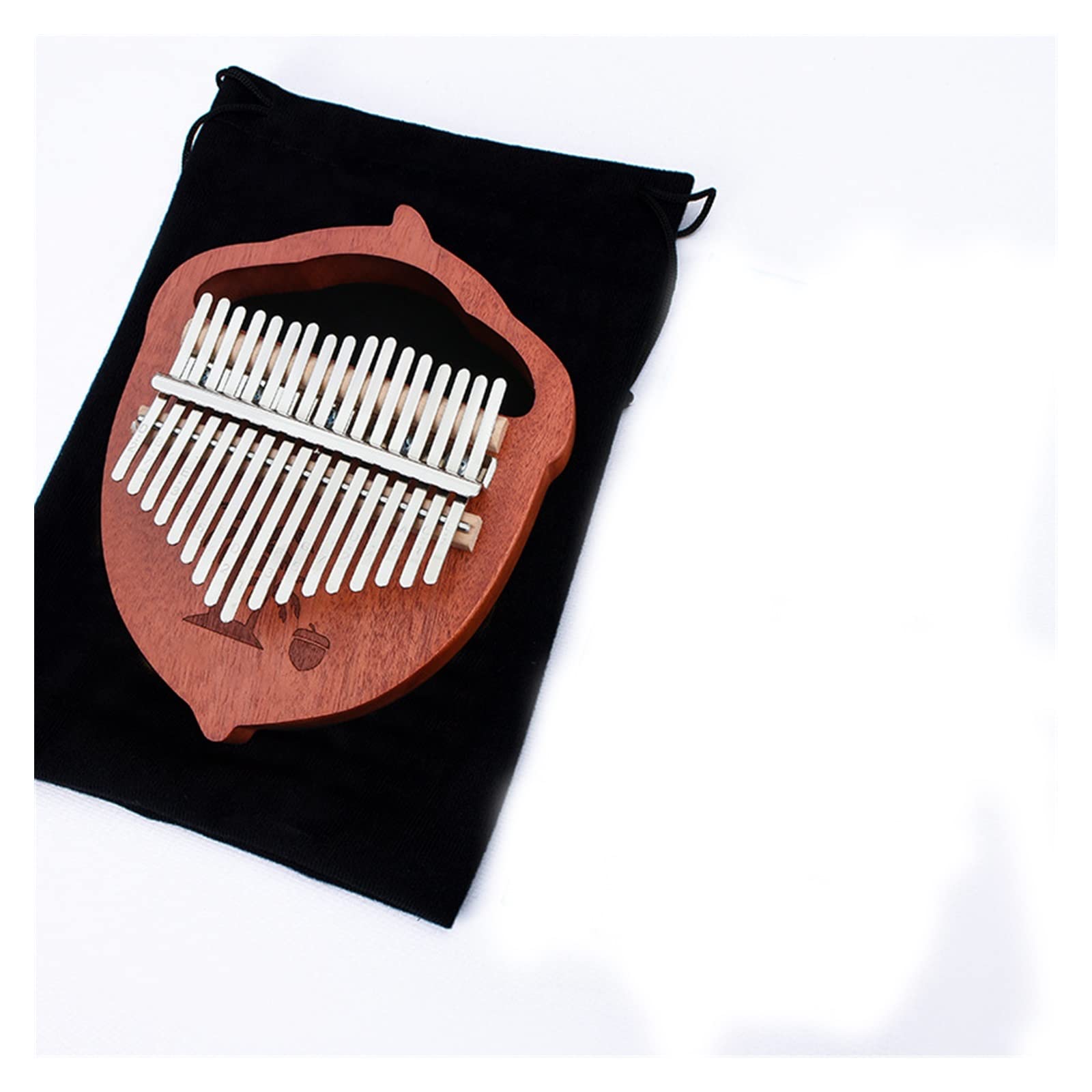 początkujących kalimba 17-tonowy Fornir Kciuk Fortepian Palec Instrument Muzyczny Kalimba (Color : 17 tone)