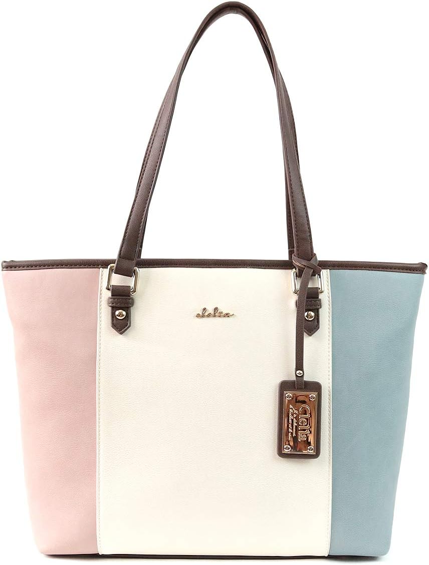 [クレリア] トートバッグ レディース トリコロール A4対応 底鋲付き ビジネスシーンでも使える ビジネストートバッグ Riberteシリーズ 【CL-22719】