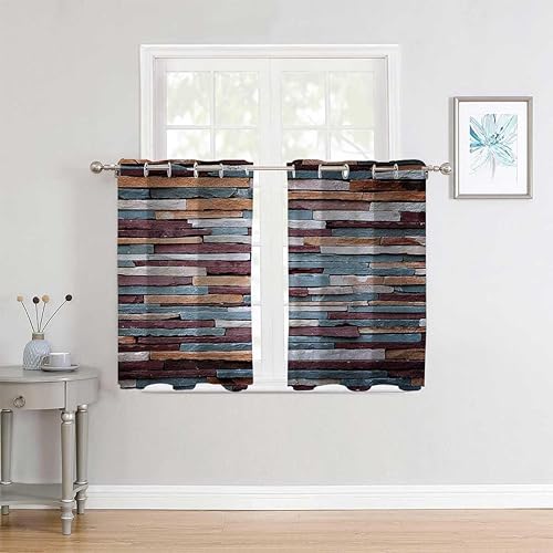 Miniatura 3 de Cortinas De Cocina Modernas Urban - Cortina corta con ojales para puertas corredizas de cristal, 110 pulgadas de ancho por 96 pulgadas de largo, 2