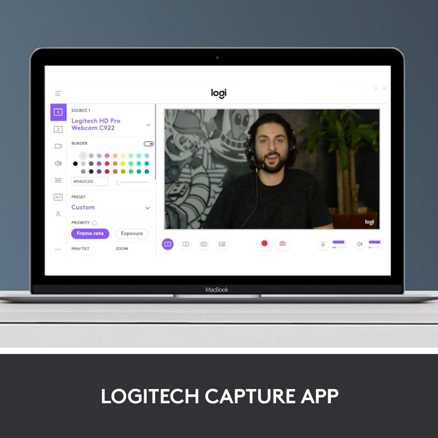 Logitech, Webcam C920 HD Pro, appels et enregistrement vidéo Full HD 1080p, double audio stéréo, jeux en streaming, deux microphones, petit, agile, réglable, noir (renouvelée)