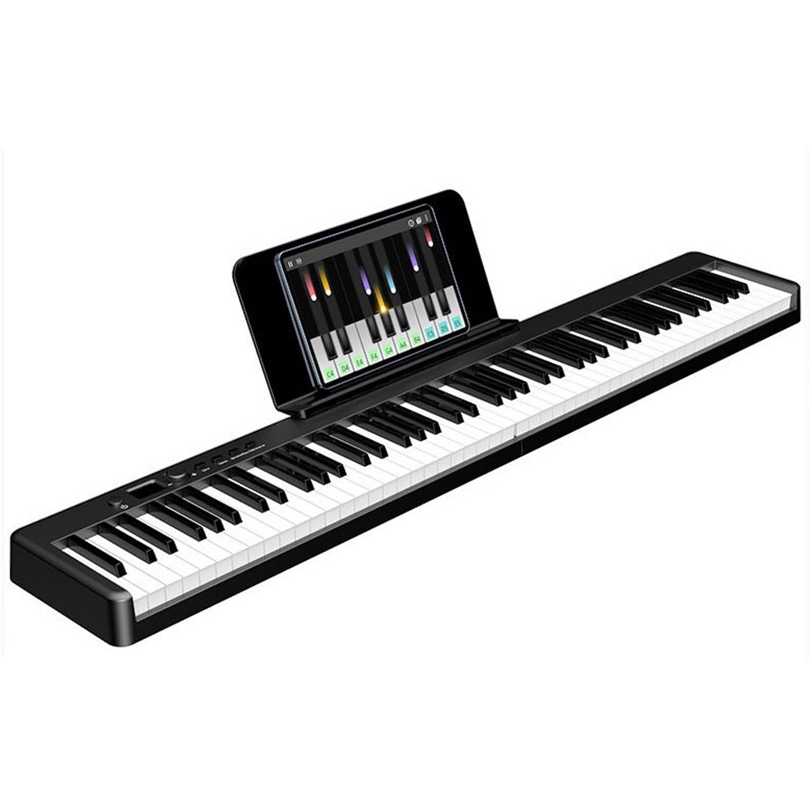 88 Klawiszowe Przenośne Pianino Elektroniczne Dla Dorosłych Do Ćwiczeń I Gry Na Profesjonalnych Instrumentach(Type 5)