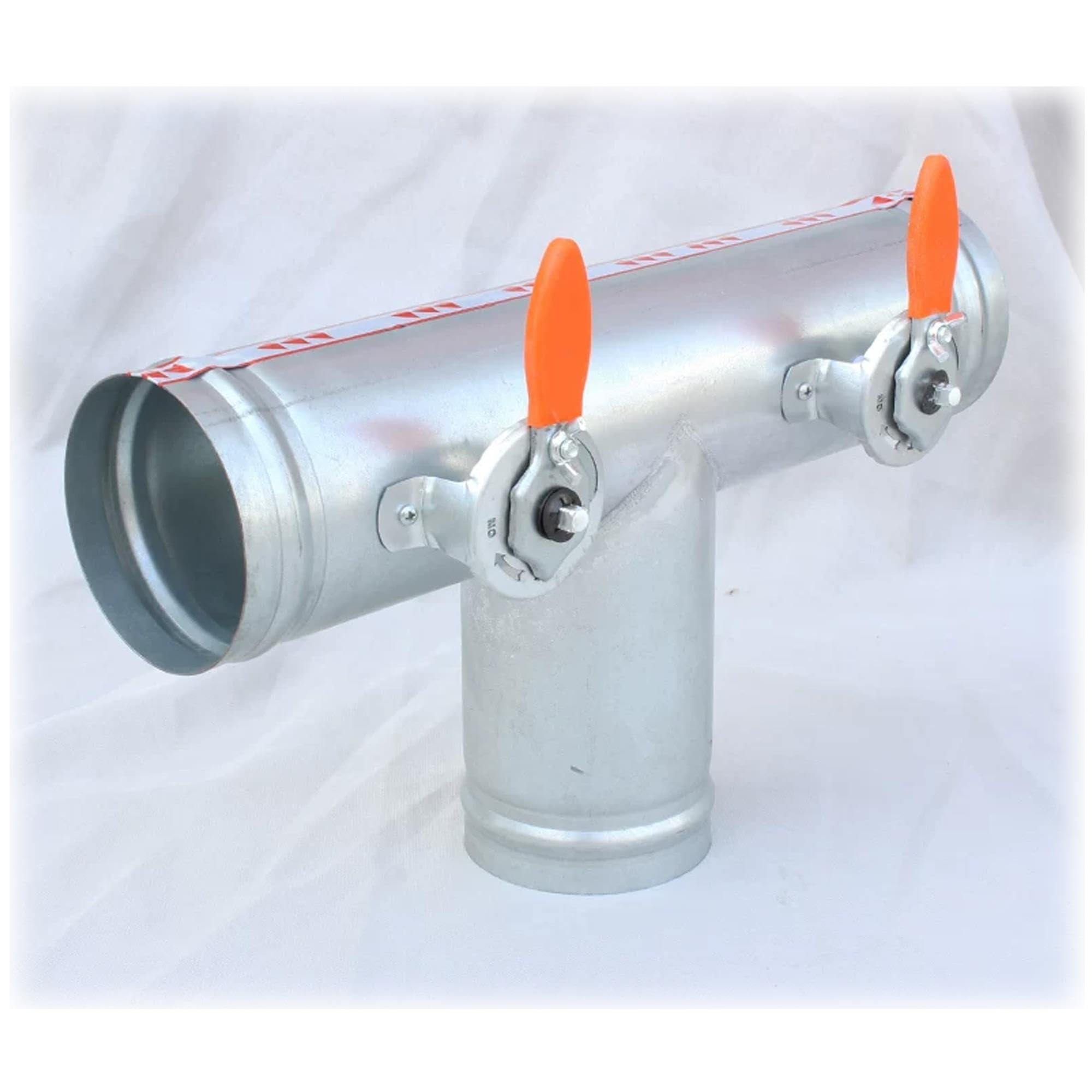 Serranda Inox 3 Vie, Valvola Regolazione Aria per Condotto