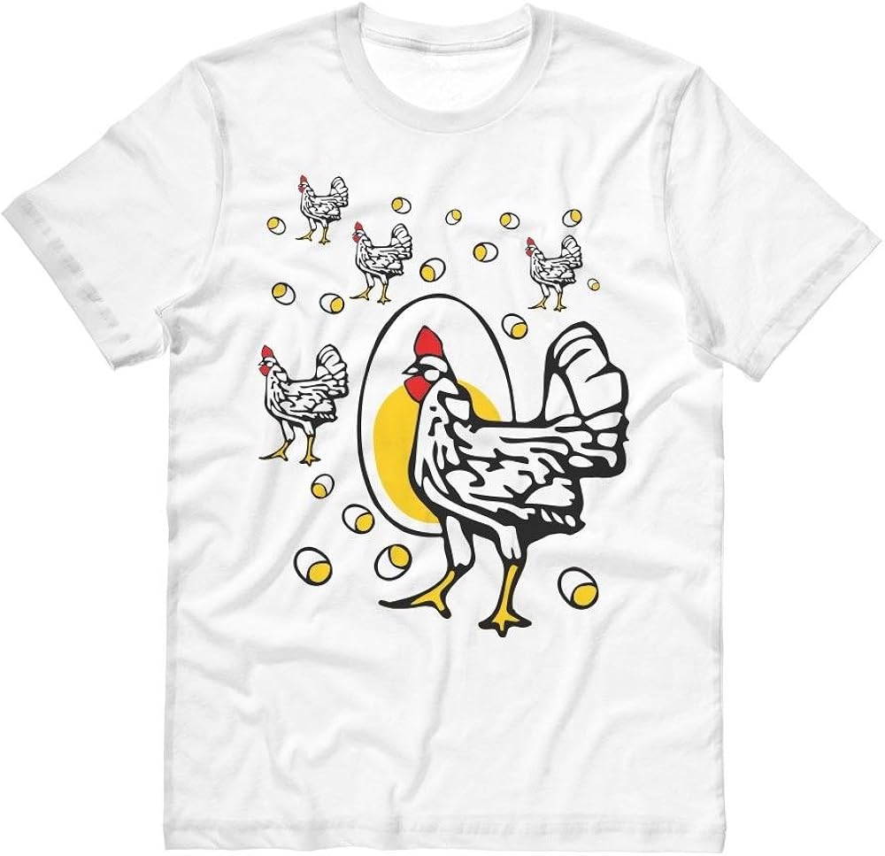 pix Chicken Print Shirt teesandtankyou roseanne chicken shirt unisex