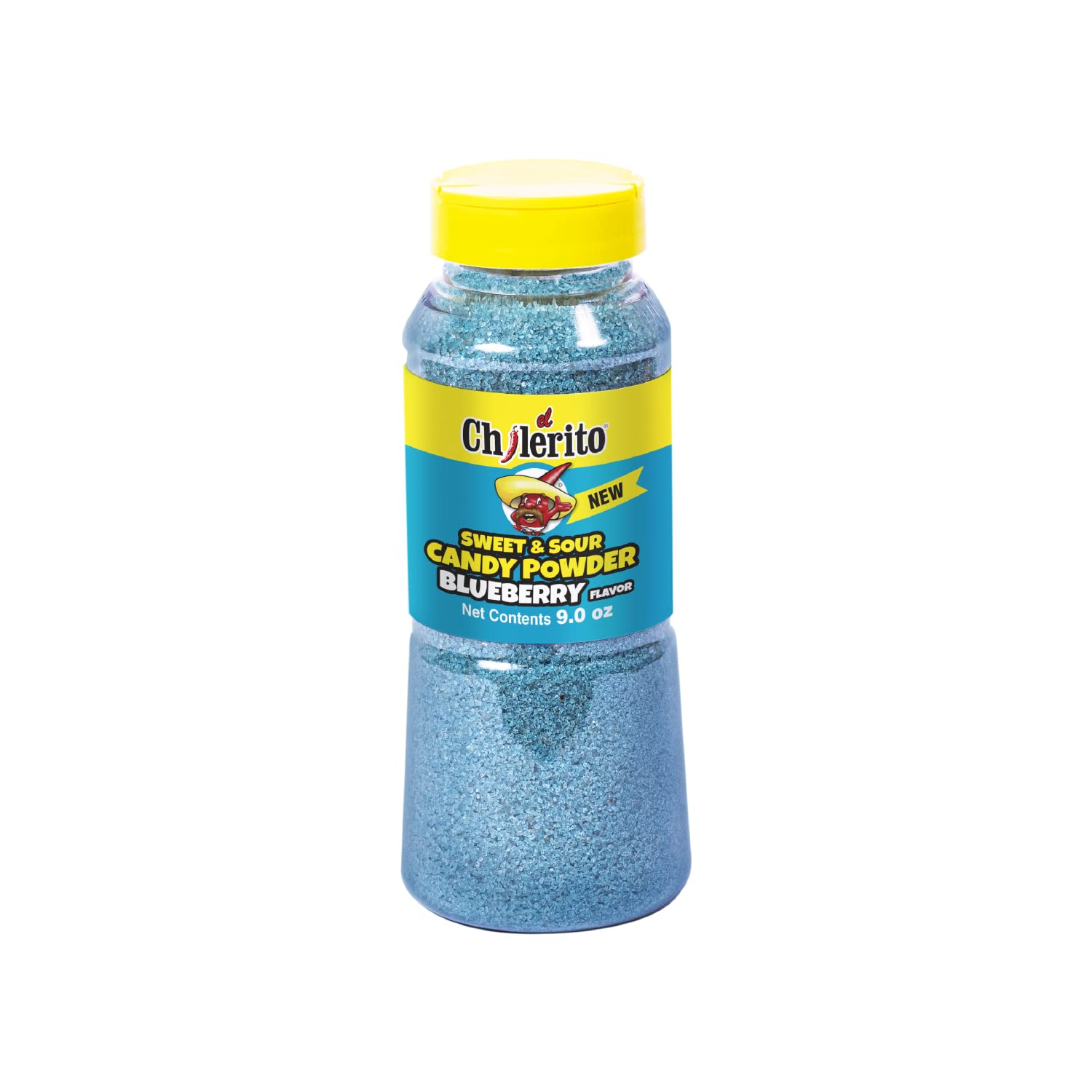 El ChileritoCandy Powder Blueberry Flavor 255g/ 9.00Oz - Mexican Food – Everything Your Toppings need - To Share With Friends And Family - Kosher - Natural Ingredients