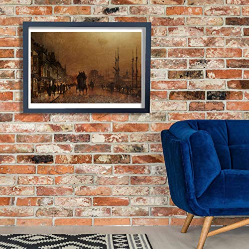 Affiche encadrée John Atkinson Grimshaw Glasgow Medium Semi Gloss