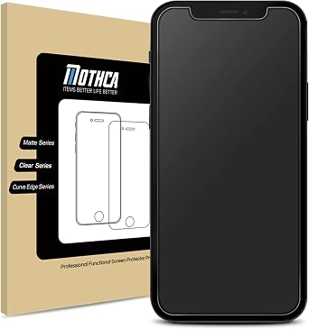 موثكا مات الزجاجي المقسى حامي لجهاز iPhone 12 mini، Anti-Glare، 9H Hardness، Smooth Touch، Bubble Free