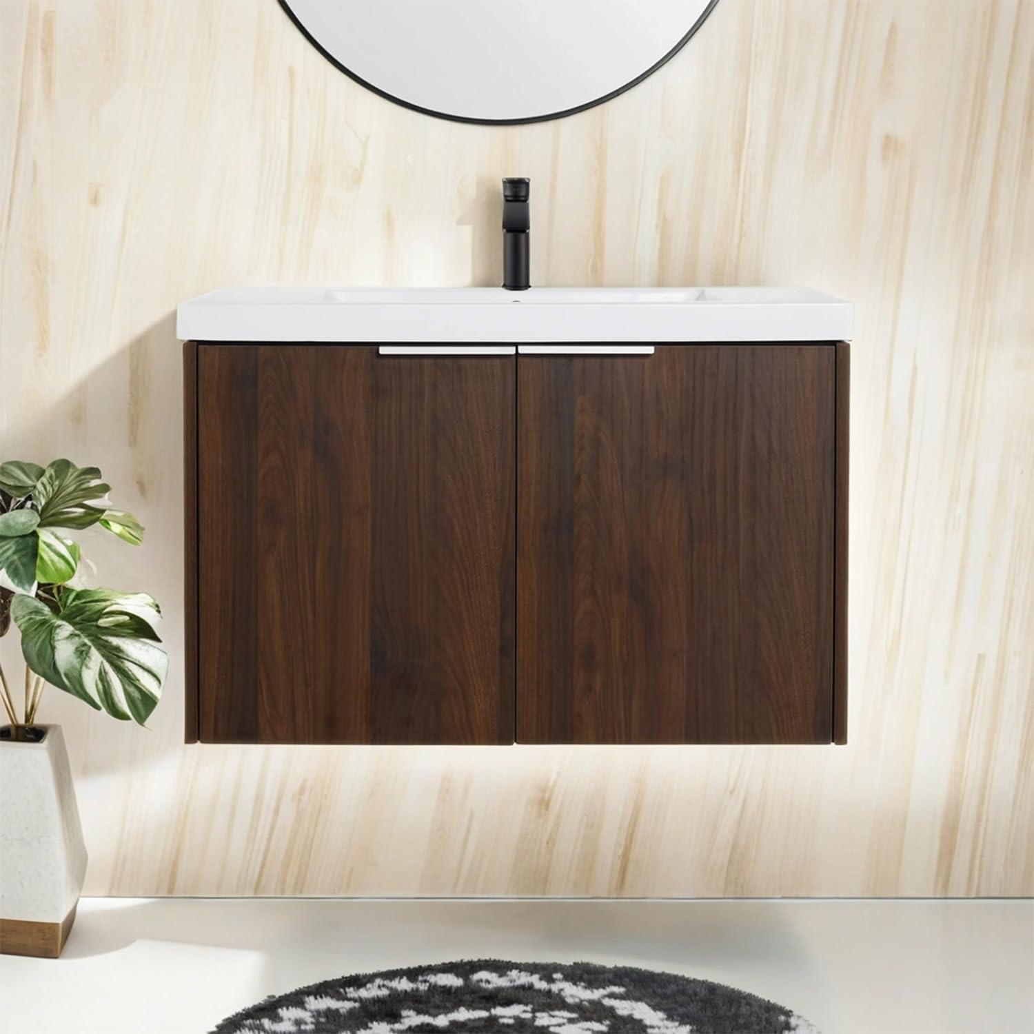 Amazon.com: 30" Bathroom Vanity with Sink, 30 Inch Floating Bathroom ...