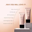 BELLAVITA Party Perfect All-in-one Tinted Moisturizer with SPF 30 | Hydrating Skin Tint, Face Primer & Sunscreen | Lightweight Formula with Adaptive Tint for Natural, Dewy Glow | 30ml (Light Shade) gallery image