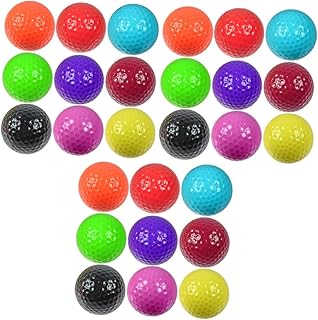 Kisangel 36 pcs colored golf balls foam golf balls indoor golf balls training golf balls driving range golf balls limited flight golf balls practice ball training balls practicing ball