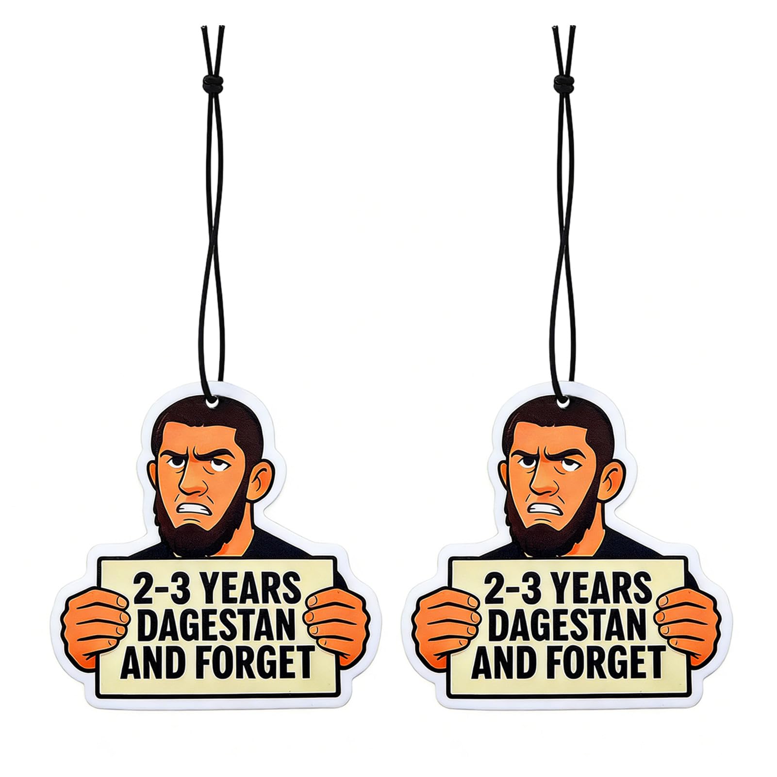 2x Duftbaum mit '2-3 Years Dagestan' Motiv,Auto Lufterfrischer,Duftbäum auto,Autoduft lustig Duftspender,Rückspiegel auto Lufterfrischer,Car Air Freshener,Fruchtiges Aroma,Männer Frauen Geschenk