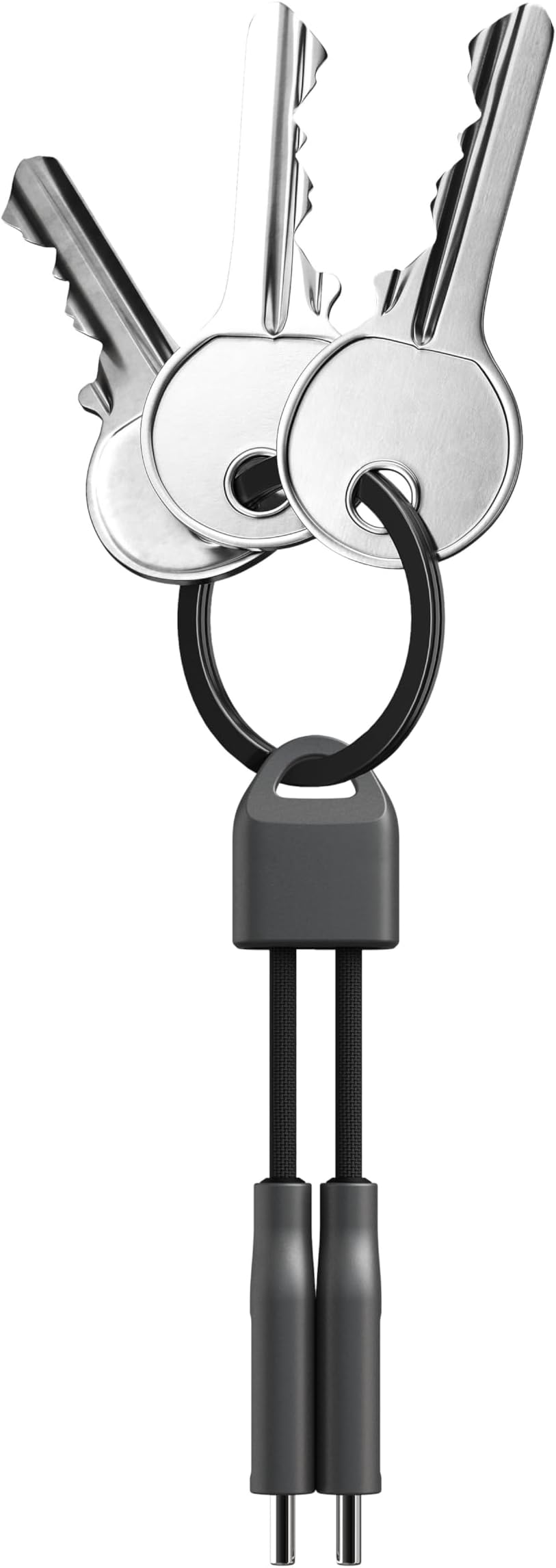 NOMAD ChargeKey 60W V1 - USB C to USB C Keychain Charger - The Ultimate Charging Solution for The Modern, Portable Charger for iPhone, USB Keychain