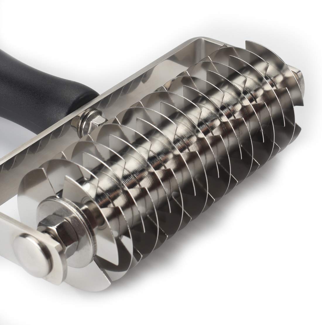 Rullo Tagliapasta A Reticolo In Acciaio Inox - Per Crostate, Biscotti