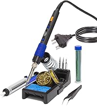 YIHUA 928D-III Portable Digital Soldering Iron Kit with Temperature Stabilization Function and LED Display for Soldering and Desoldering