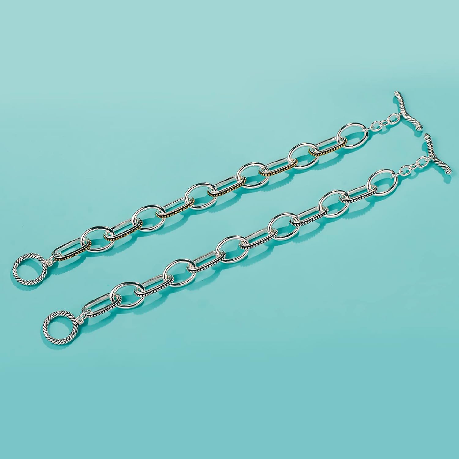 UNY JEWEL Jewelry Make a Statement with Link Chain Bracelet Designer Brand Inspired Women Valentine - Image 4