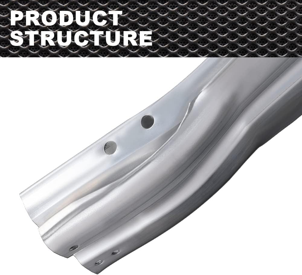 PIT66 Aluminum Natural Front Bumper Reinforcement Compatible with Audi A4 Quattro A4 2009-2016 8K0807113F, AU1006126
