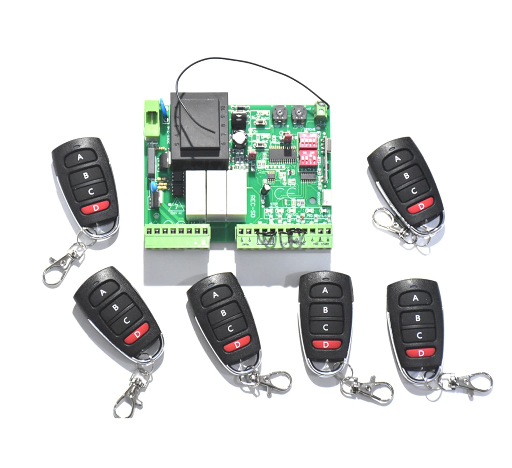 Apri della Porta del Garage, NC portello apricancello garage condizionatore quadro del motore PCB. regolatore circuito elettronico carta sostitutiva soft start(Kit 2)