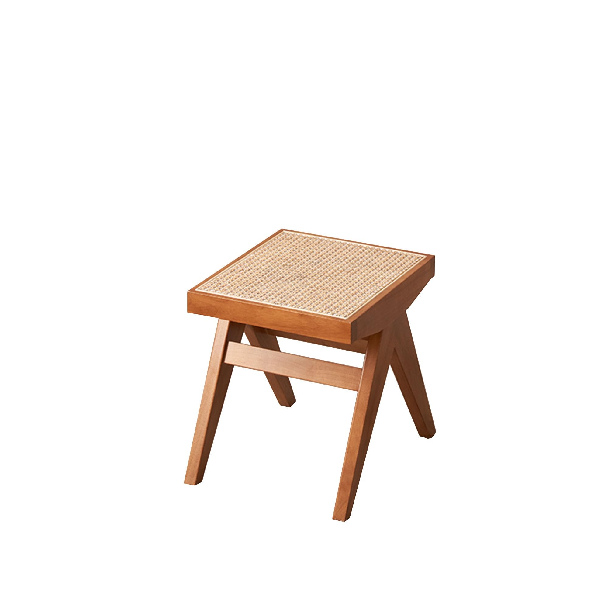 MSHGSKU Farmhouse Rattan Woven Bench Seat for Entryway, Bedroom, and Living Room