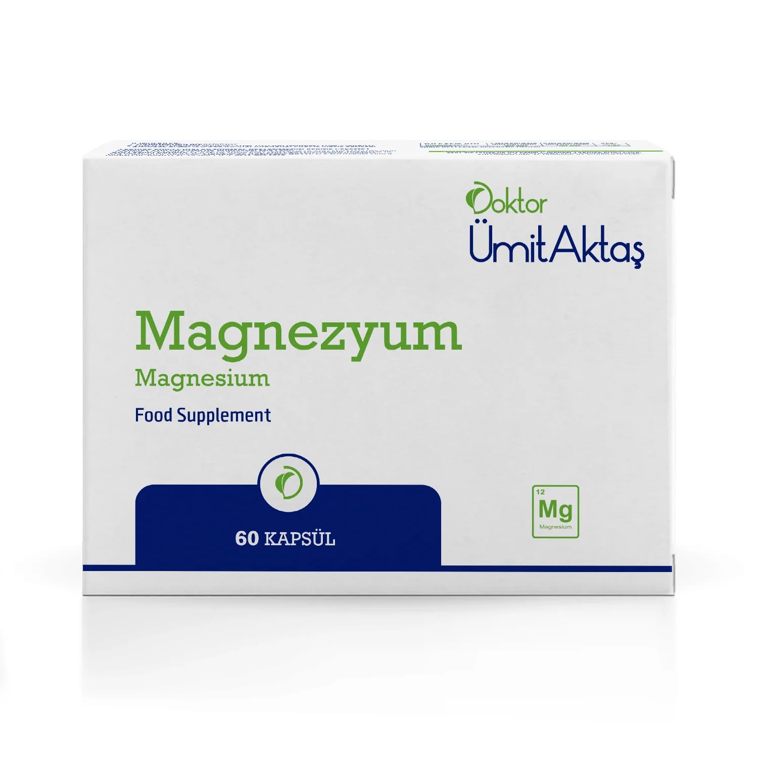 Dr. Ümit Aktaş Magnezyum Bisglisnat + Yüksek Biyoyararlanım 60…