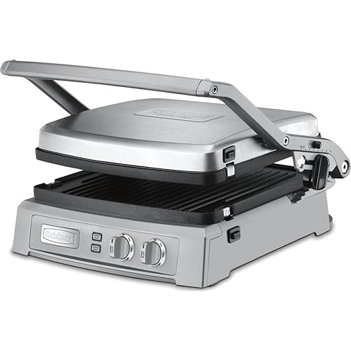 Cuisinart GR-150P1 Deluxe Electric Griddler, Stainless Steel - Deluxe Griddler