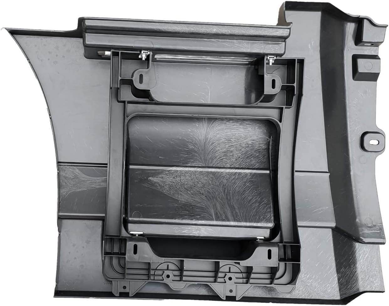 KOZAK Rear Step Side Fairing Panel with Rubber Stripe Left Driver Side 31" (75 cm) with Steps compatible with Volvo VNL 2018+, Includes Logo, 2x 22" Wipers, License Plate Frame, Vest